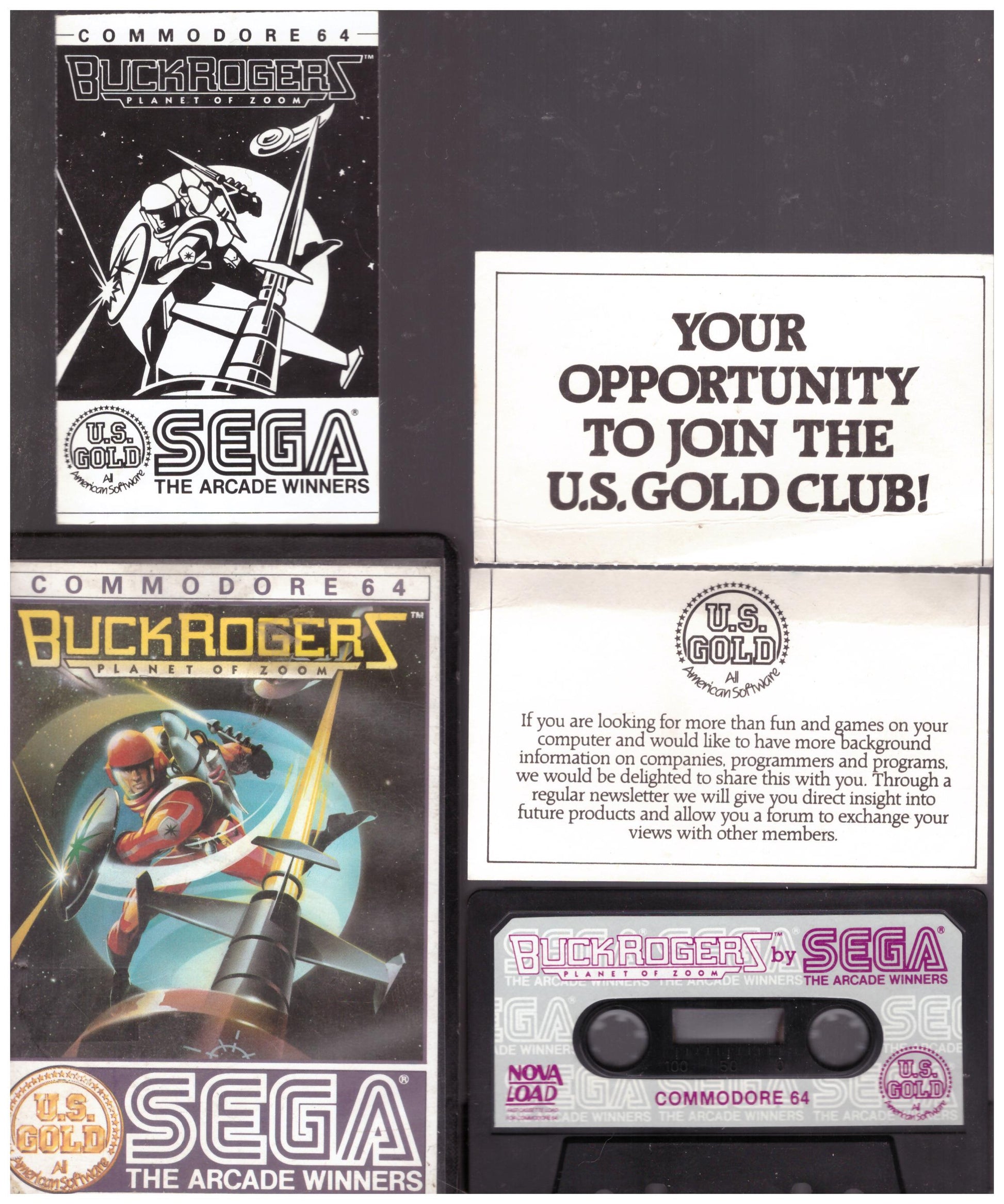 Buck Rogers: Planet Of Zoom for Commodore 64 from U. S. Gold