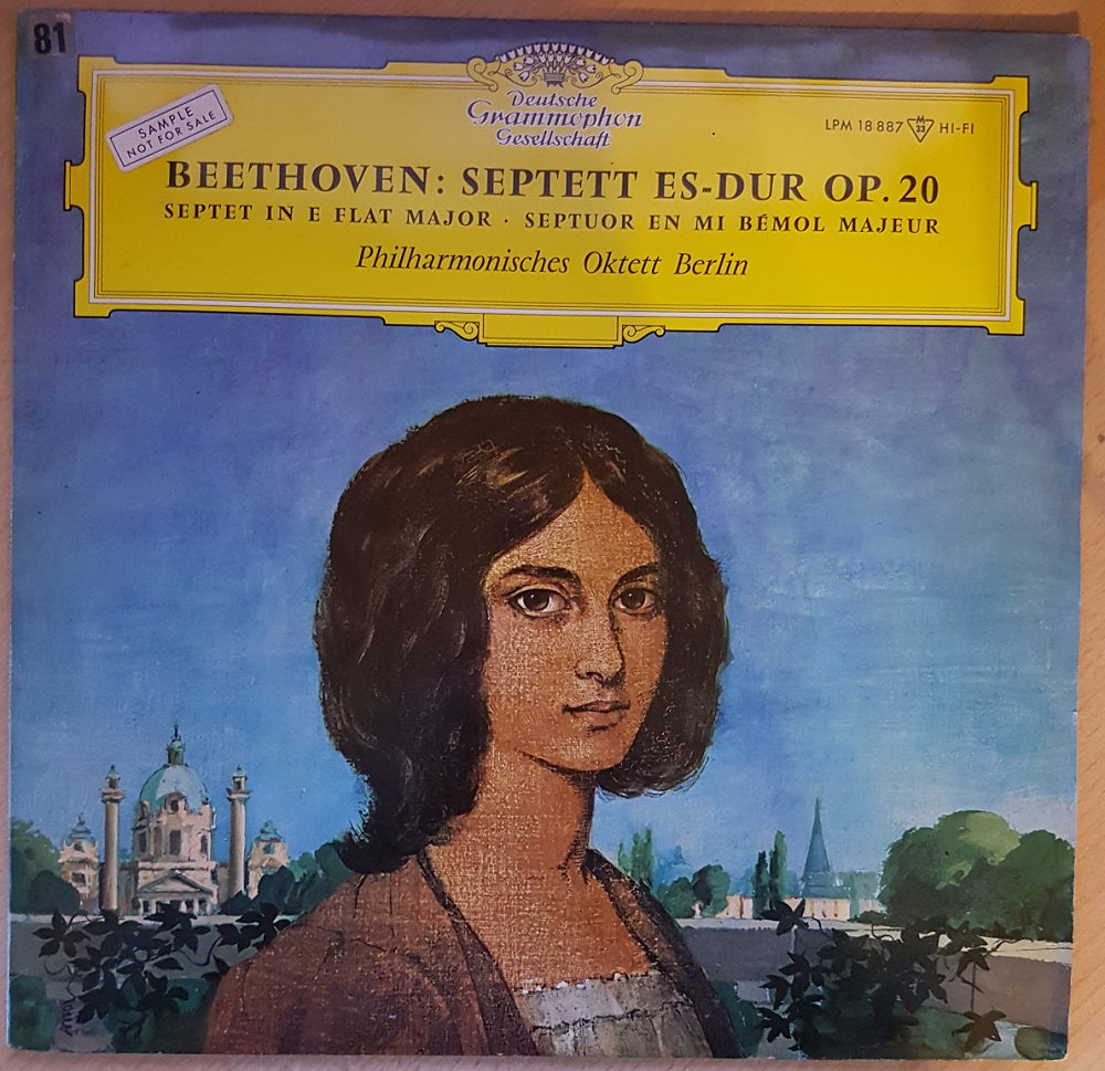 Beethoven: Septett Es-Dur Op.20 by Philharmonisches Oktett Berlin from Deutsche Grammophon  (LPM 18 887)