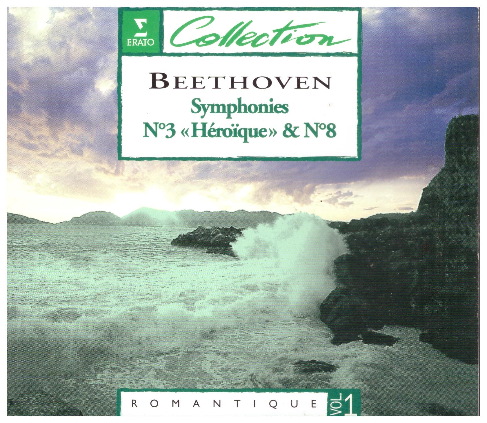 Beethoven: Symphonies No. 3 & No. 8 CD from Erato (WE 839)