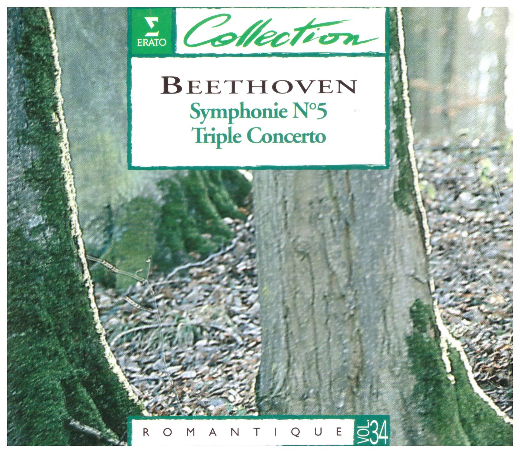 Beethoven: Symphonie No. 5/Triple Concerto CD from Erato (WE 839)