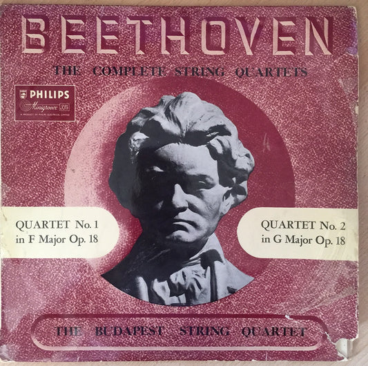 Beethoven: The Complete String Quartets by The Budapest String Quartet from Philips (ABL 3105)