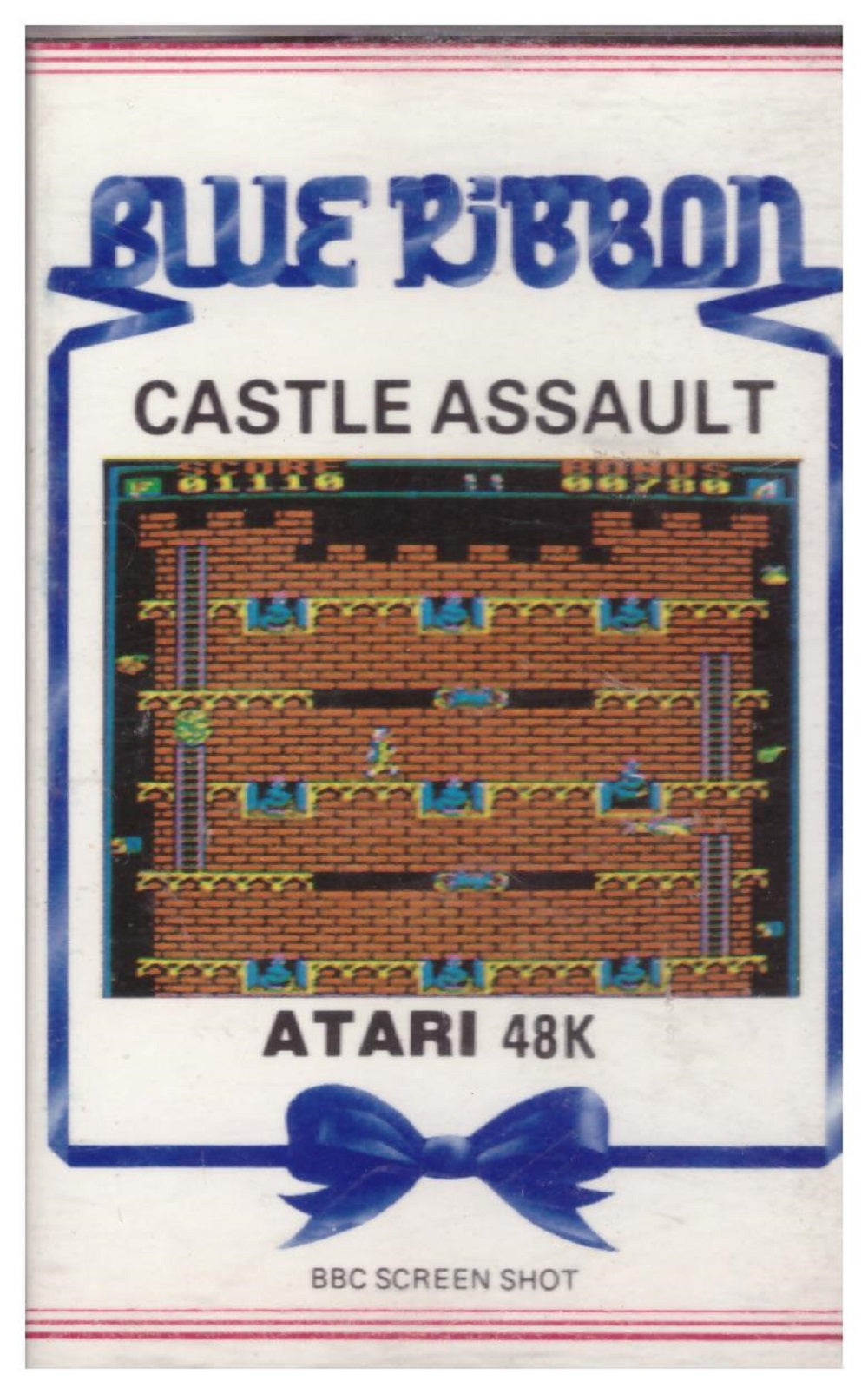 Castle Assault for Atari 8-Bit Computers from Blue Ribbon (11901)