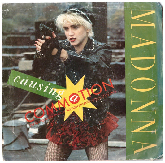 7" 45RPM Causing A Commotion/Jimmy Jimmy by Madonna from Sire