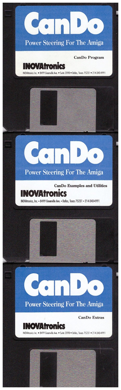 Cando Disks Only for Commodore Amiga from INOVAtronics