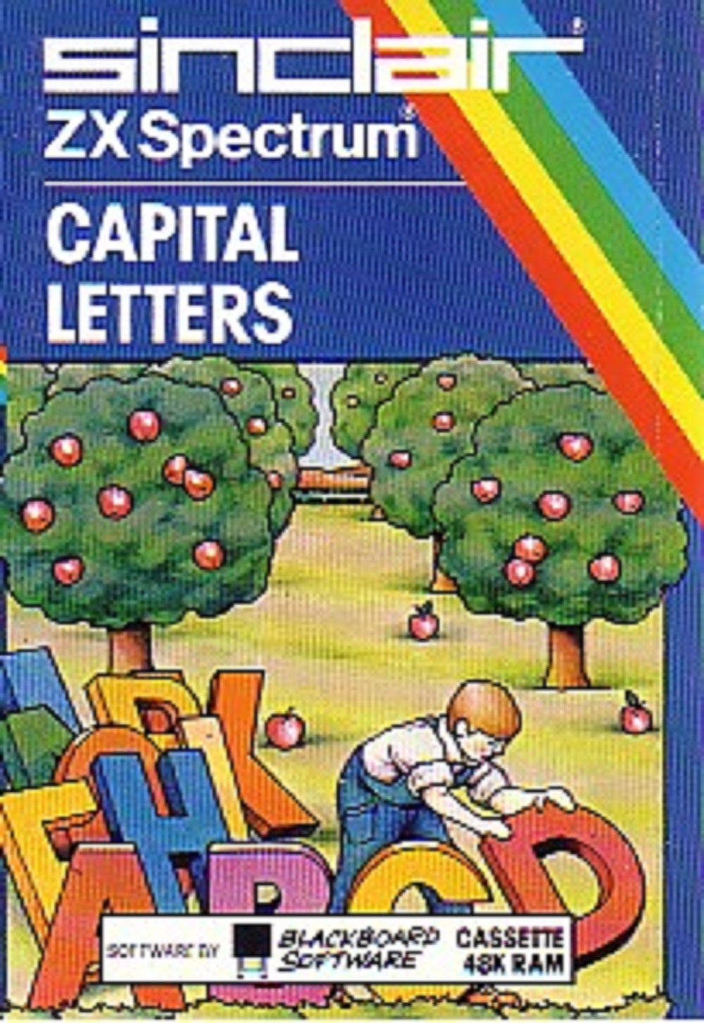 Capital Letters for ZX Spectrum from Blackboard Software/Sinclair (E22/S)