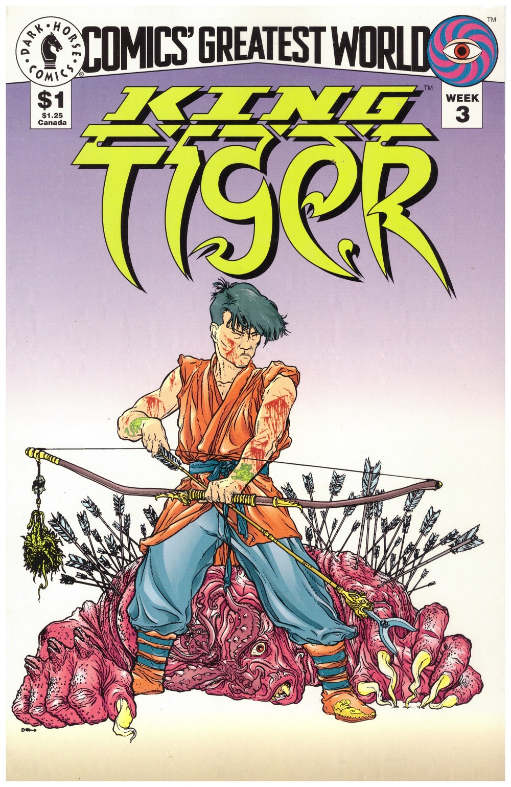 Comics' Greatest World: King Tiger Week 3 Sep 93 from Dark Horse Comics