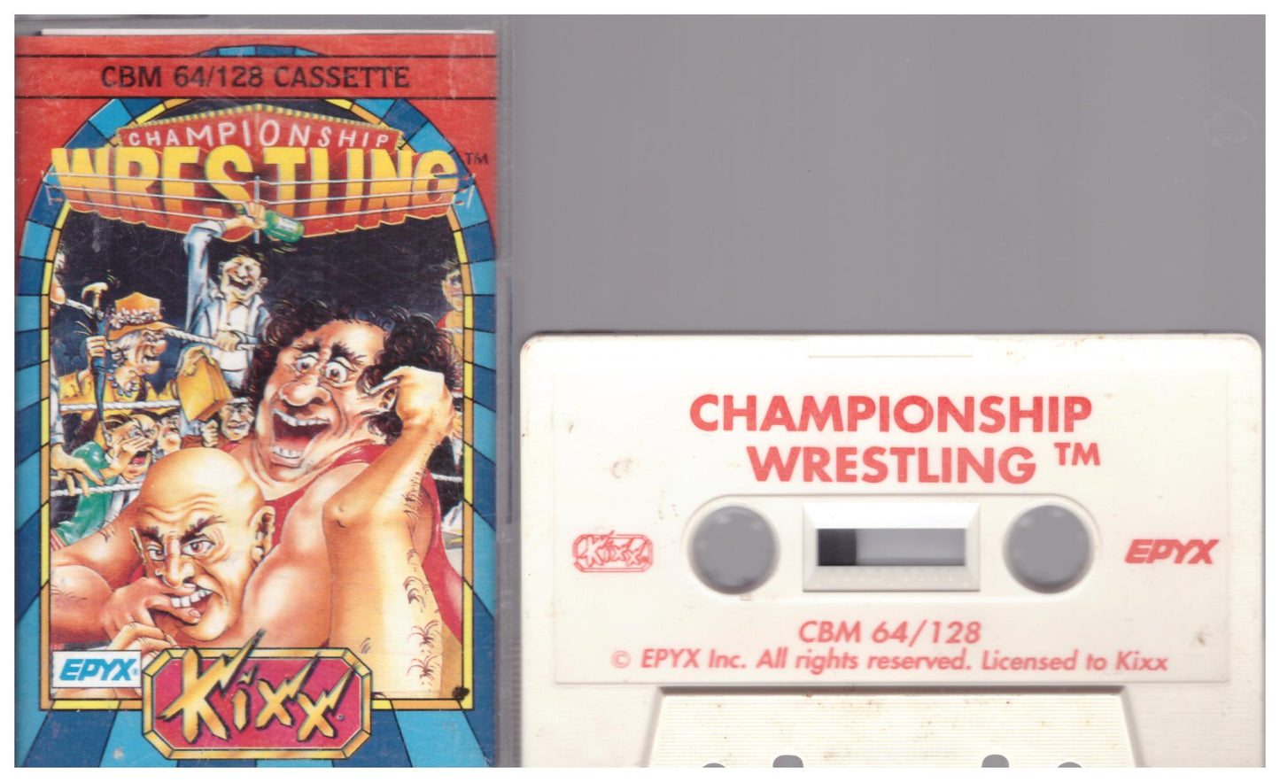 Championship Wrestling for Commodore 64 by Kixx