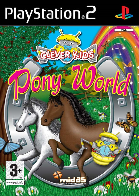 Clever Kids: Pony World PAL for Sony Playstation 2/PS2 from Midas Interactive Entertainment (SLES 54891)