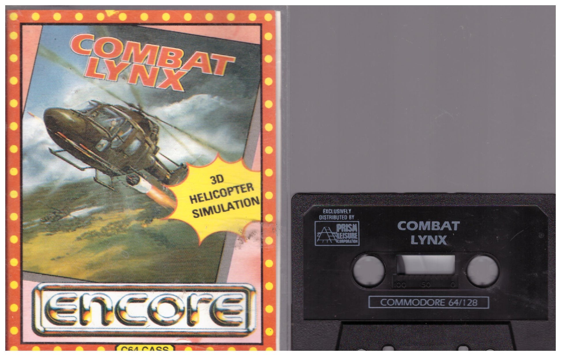 Combat Lynx for Commodore 64 by Encore