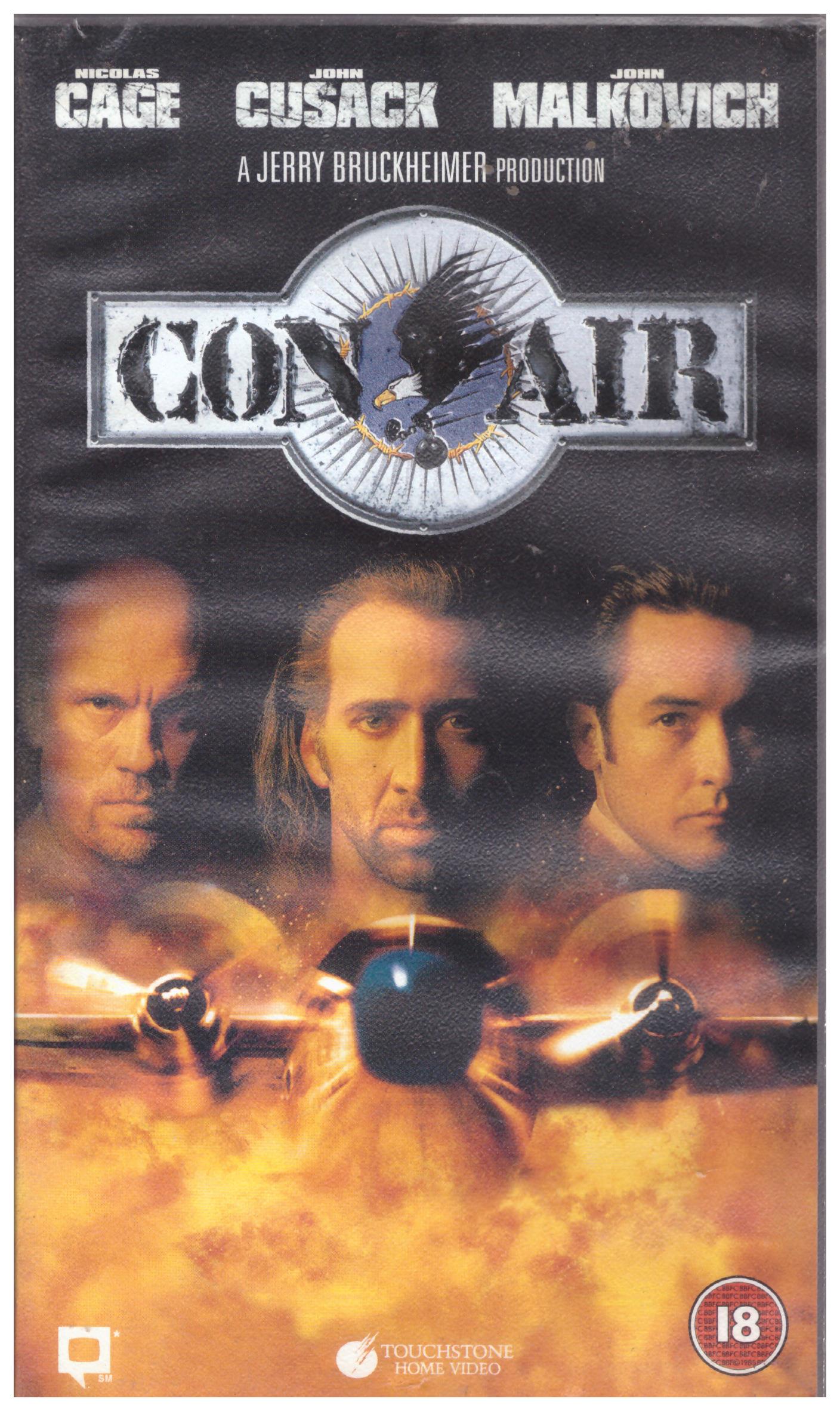 Con Air VHS from Touchstone Home Video (D610059)