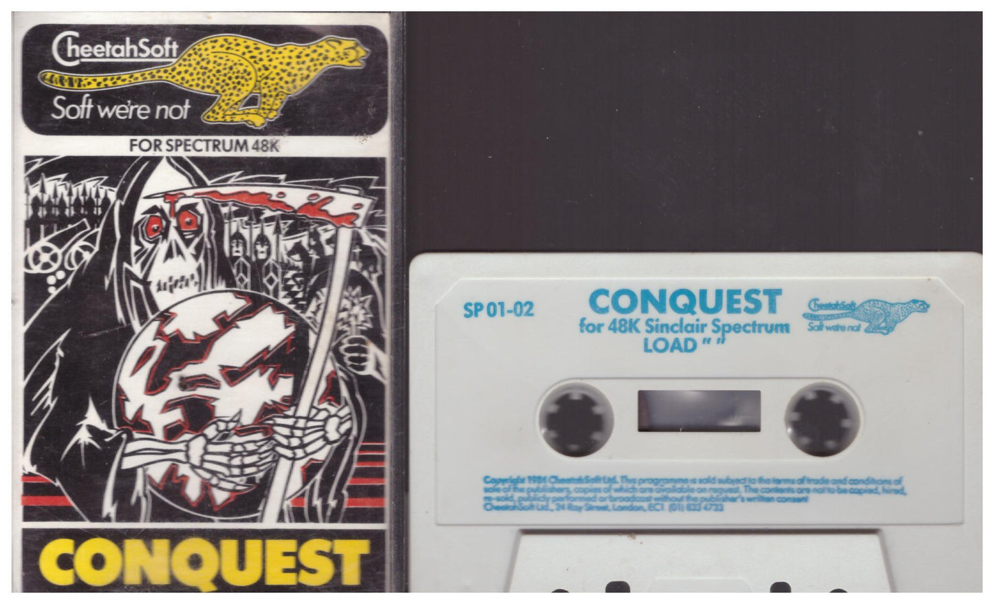 Conquest for ZX Spectrum from CheetahSoft (SP 01-02)