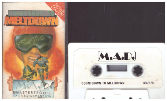 Countdown To Meltdown for Commodore 64 from Mastertronic (MADC1)