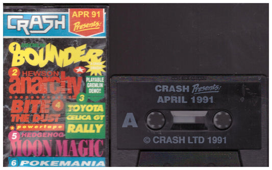 Crash Issue 87 April 1991 Covertape for ZX Spectrum