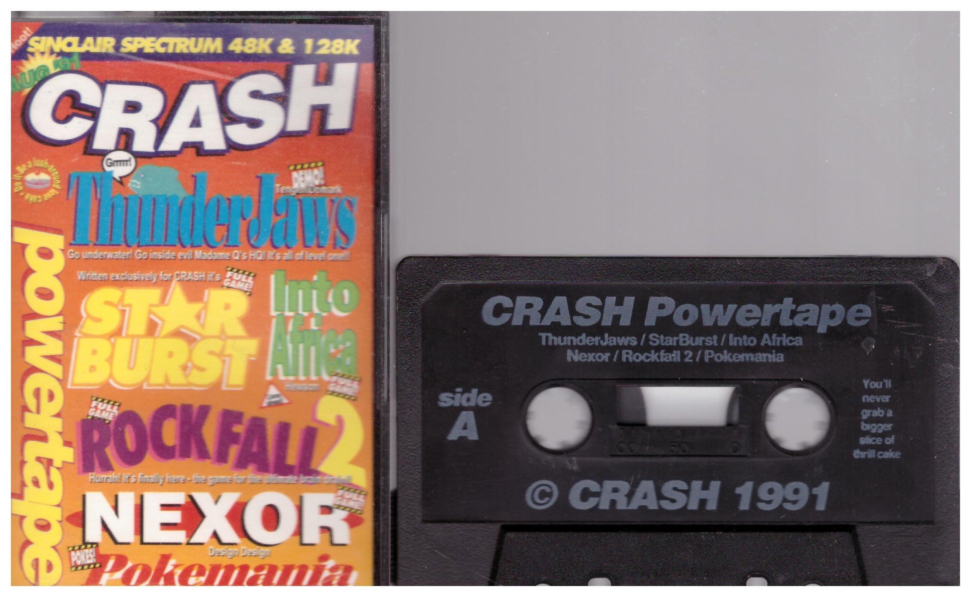 Crash Powertape August 91 for ZX Spectrum