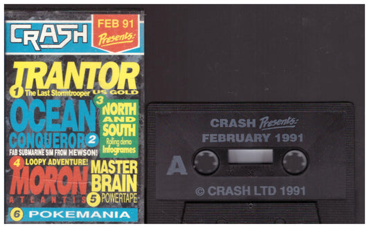 Crash Presents Feb 1991 Covertape for ZX Spectrum