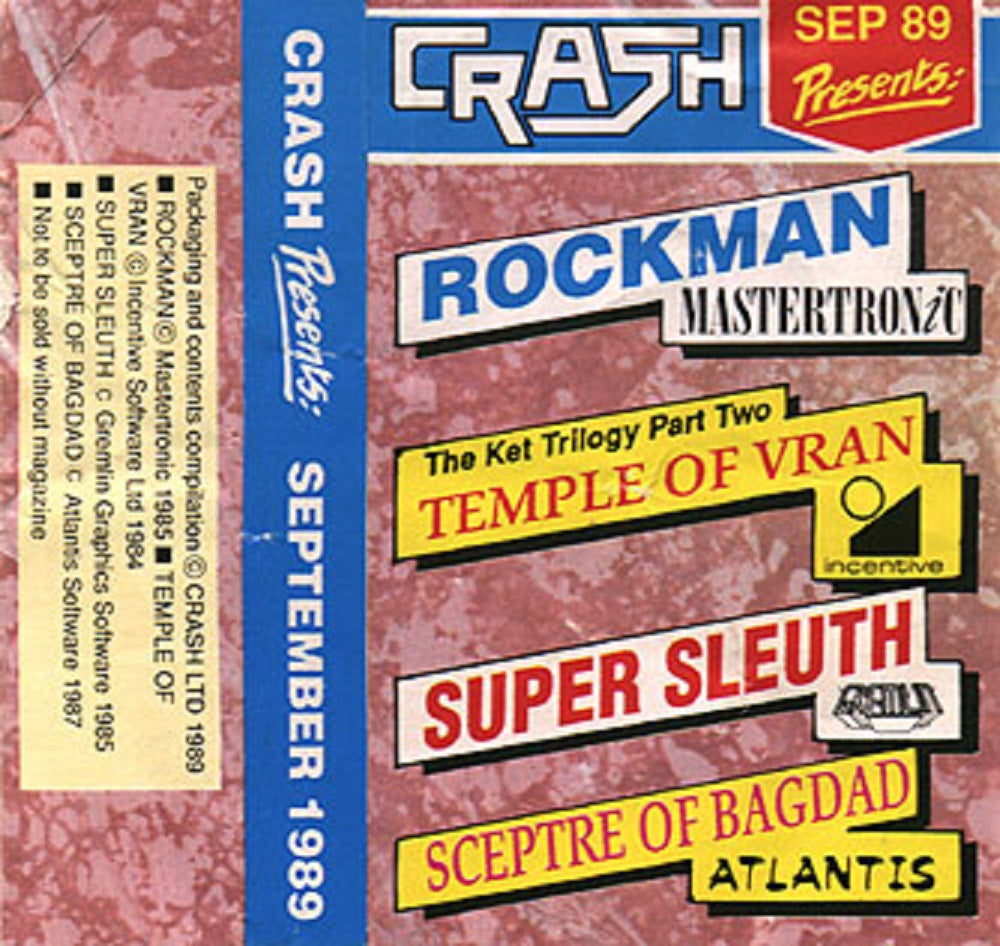 Crash Issue 68/Sep 89 Covertape for ZX Spectrum