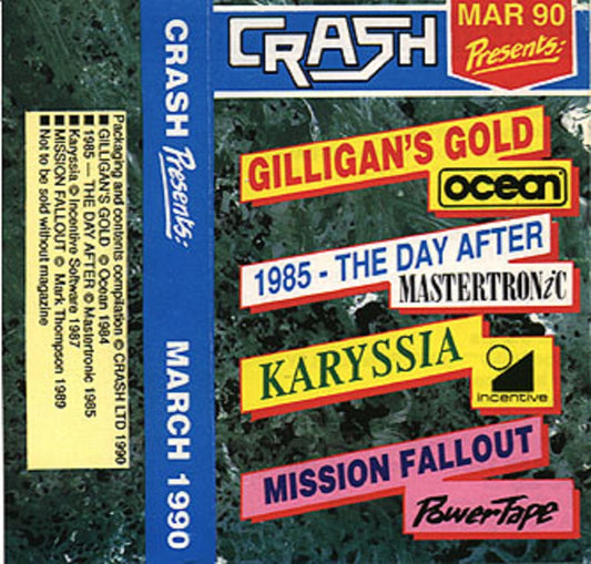 Crash Issue 74: Presents 10/March 1990 Covertape for ZX Spectrum