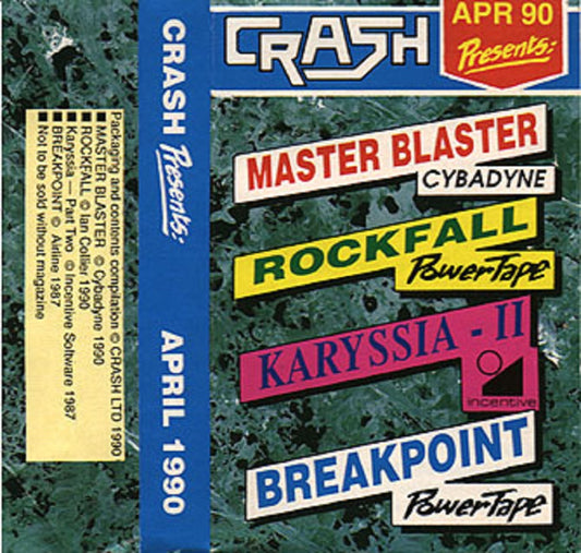 Crash Issue 75 Tape 11/April 1990 for ZX Spectrum