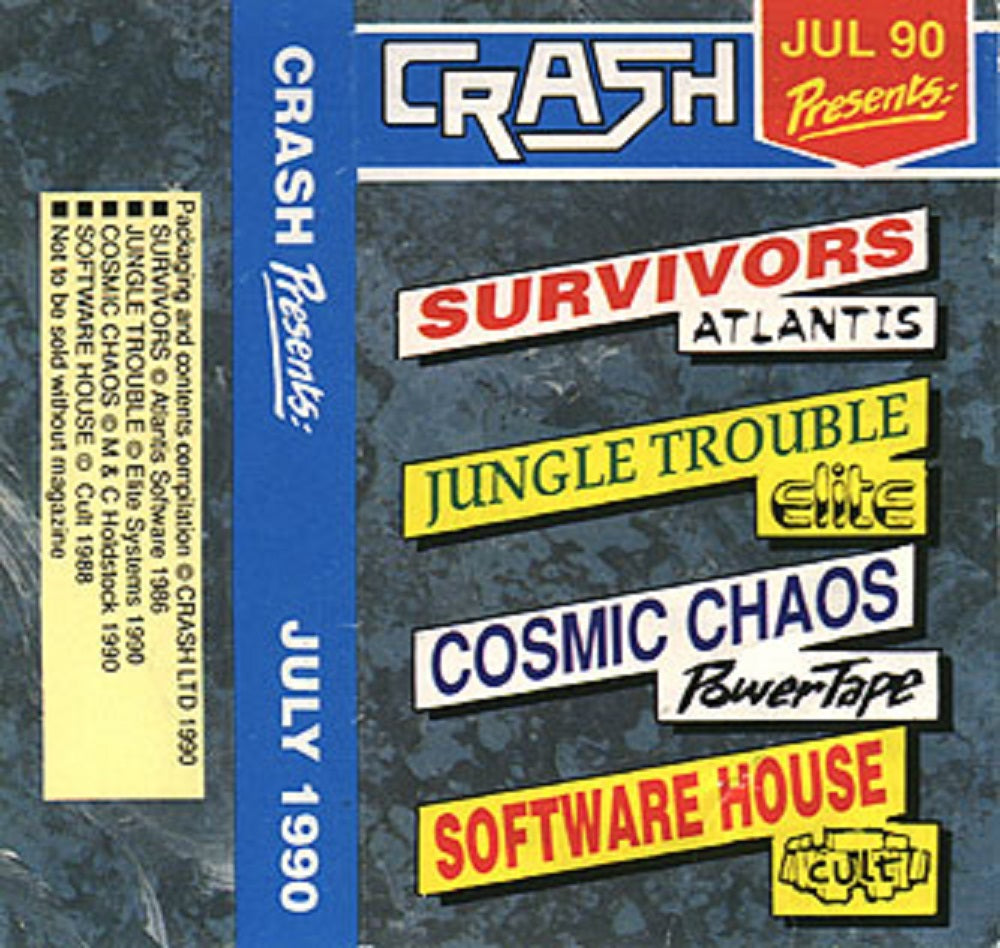 Crash Issue 78: Presents 14/July 1990 Covertape for ZX Spectrum