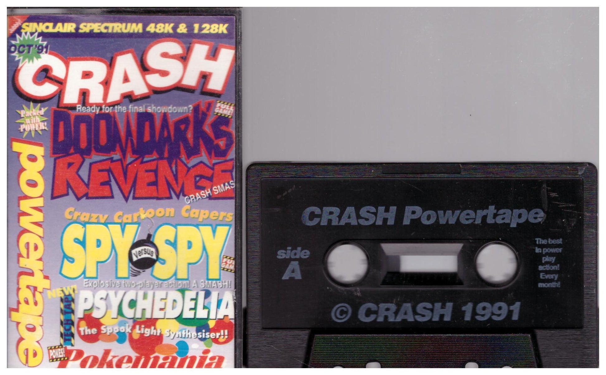 Crash Powertape October 91 for ZX Spectrum