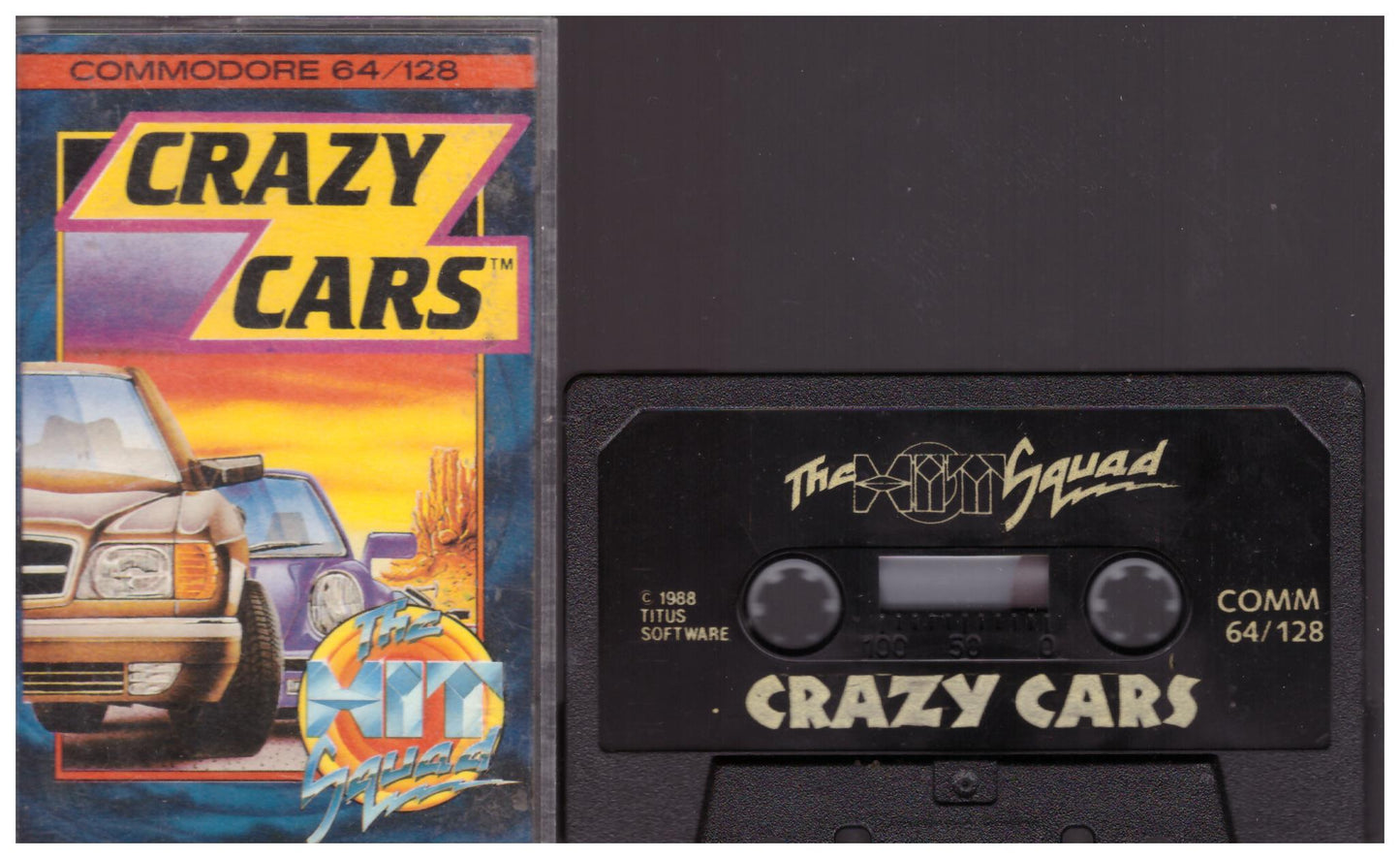 Crazy Cars for Commodore 64 from The Hit Squad