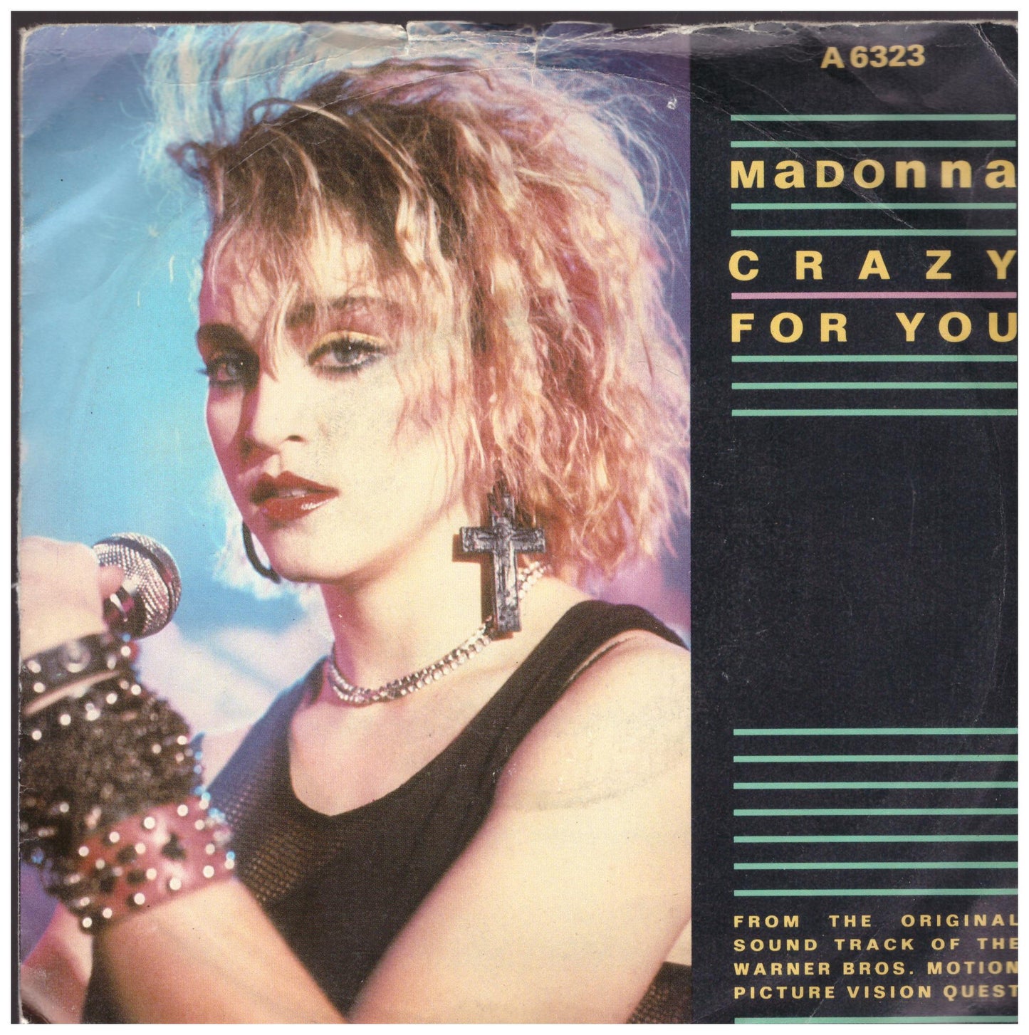 Crazy For You by Madonna from Geffen Records (A 6323)