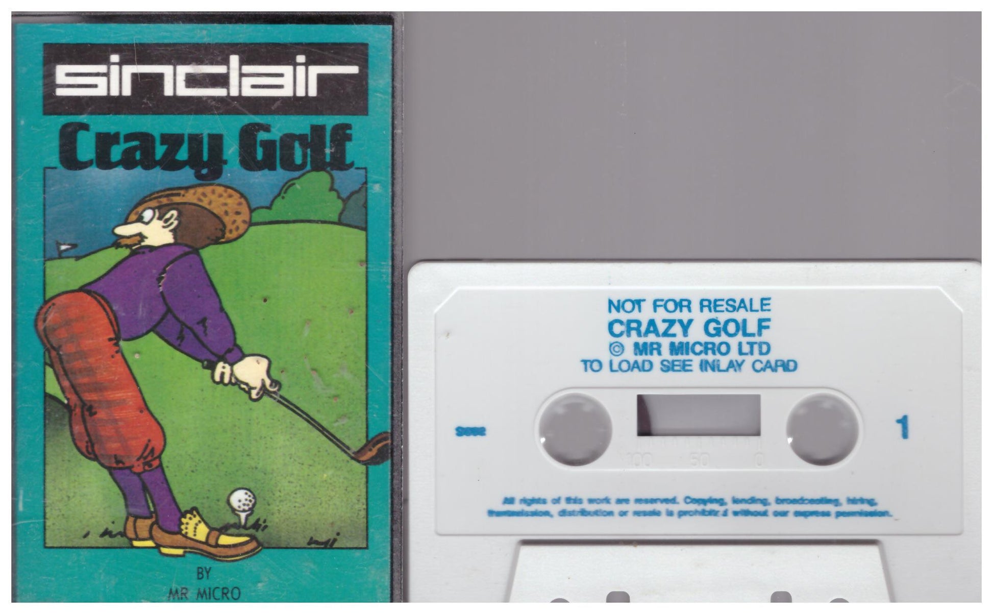 Crazy Golf for Spectrum by Mr Micro/Sinclair