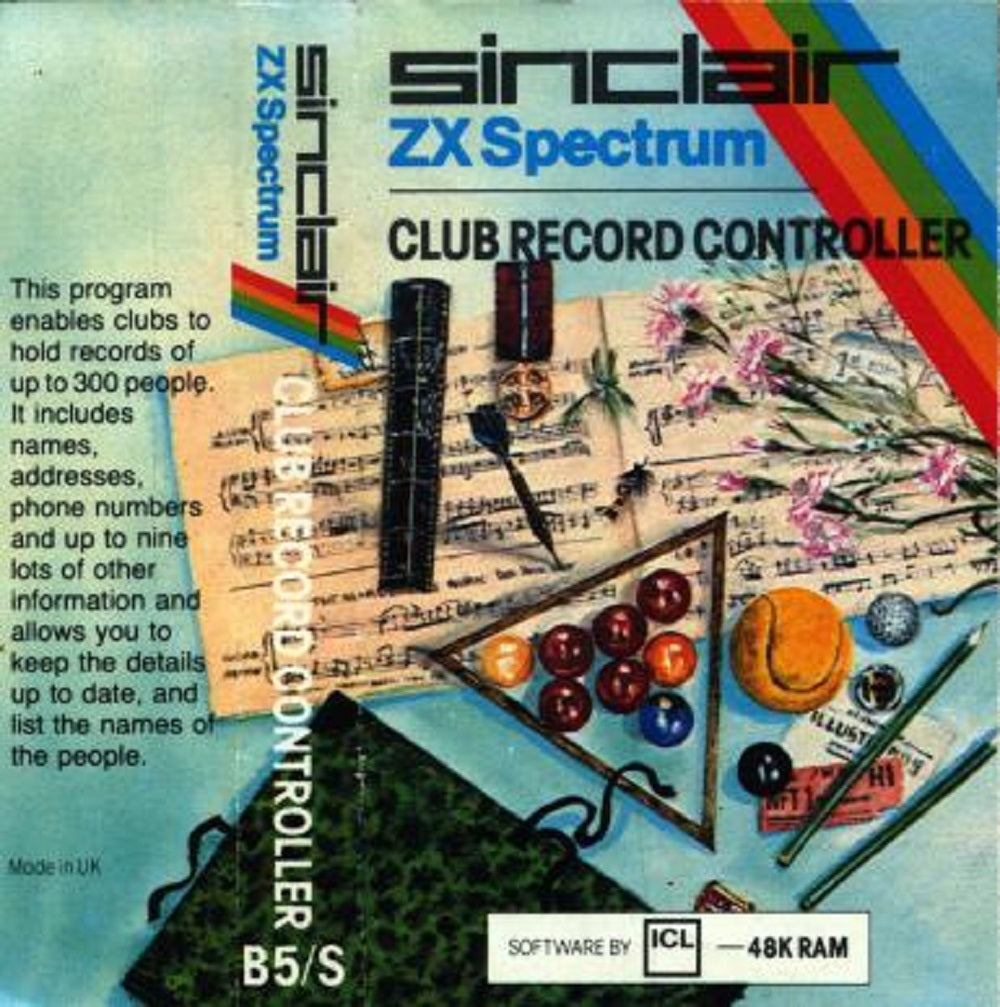 Club Record Controller for ZX Spectrum from ICL/Sinclair