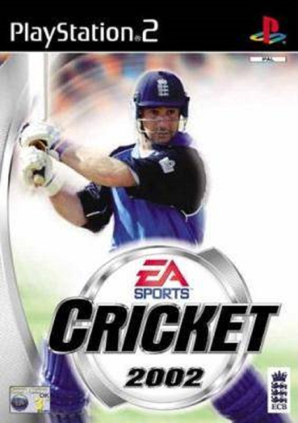 Cricket 2002 PAL for Sony Playstation 2/PS2 from EA Sports (SLES 50424)