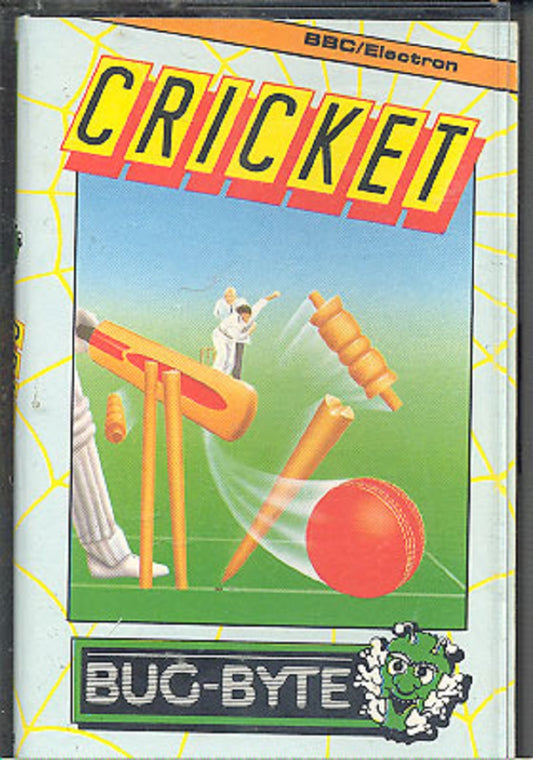 Cricket game for BBC Micro, Bug-Byte BBC Micro game, retro 8-bit cricket simulation game