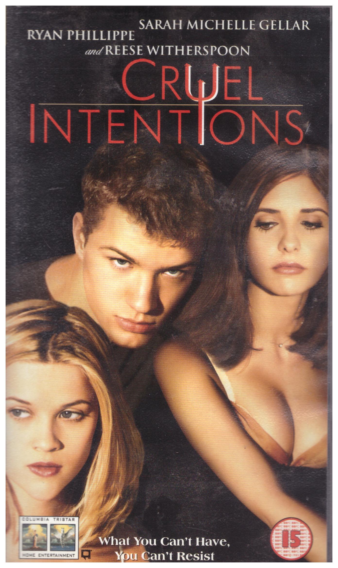 Cruel Intentions VHS from Columbia Tristar Home Entertainment (CC 8599)