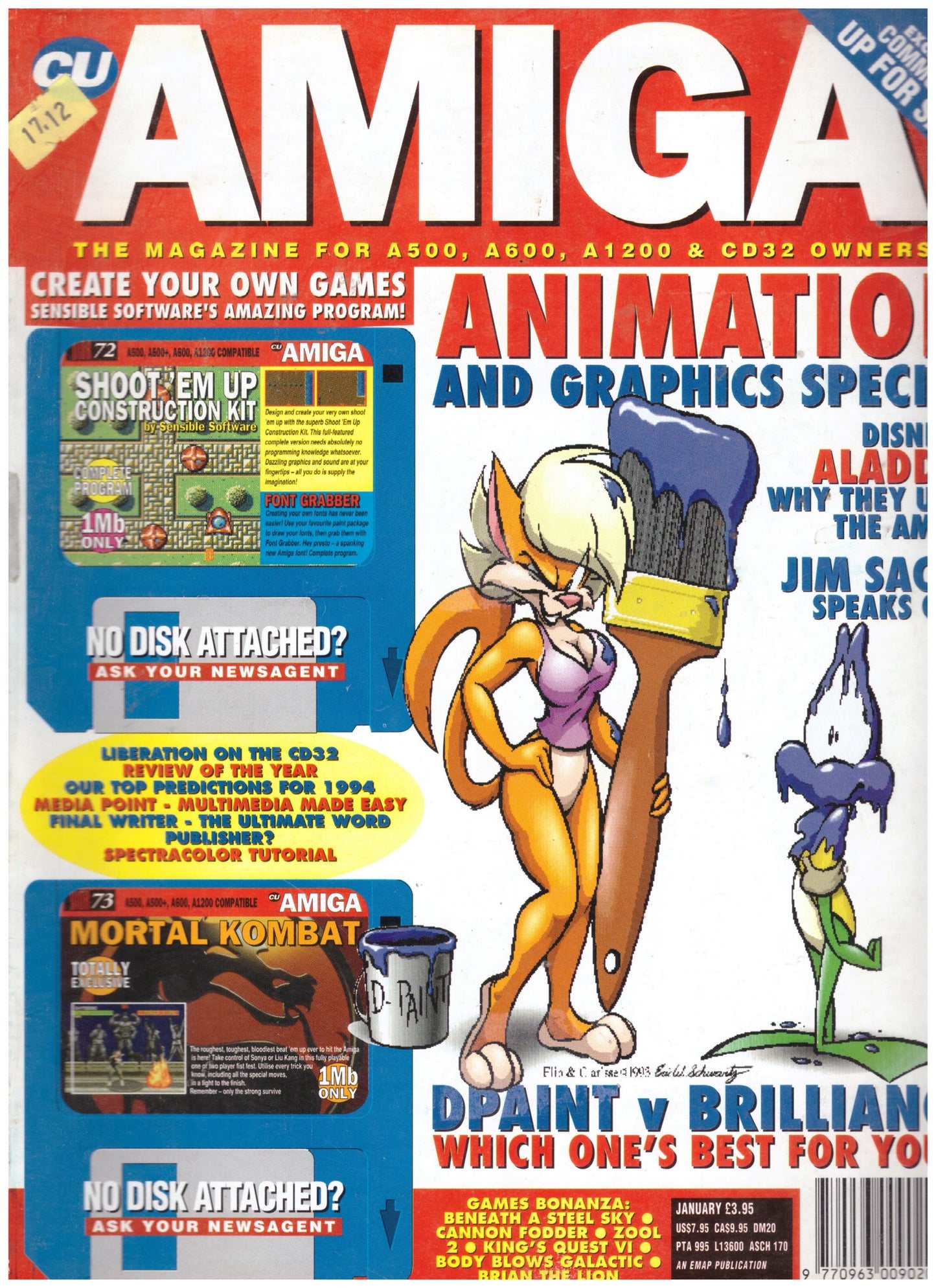 CU Amiga January 1994 Magazine