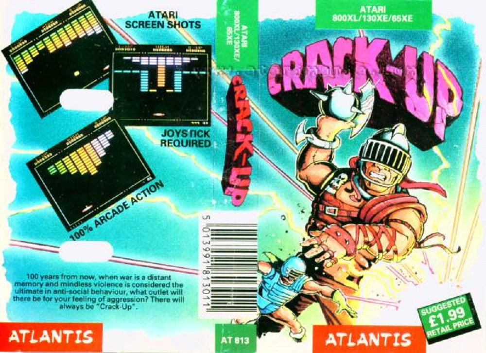 Crack-Up for Atari 8-Bit Computers from Atlantis (AT 813)