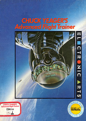 Chuck Yeager's Advanced Flight Trainer for Commodore 64 by Electronic Arts on Tape