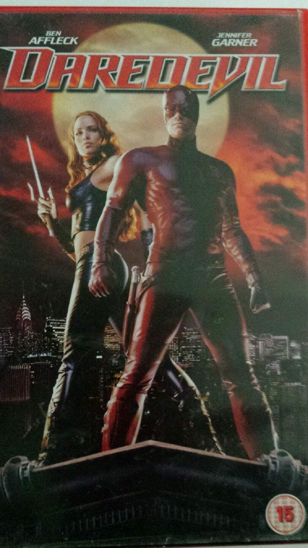 Daredevil VHS from 20th Century Fox Home Entertainment (23789S)