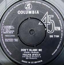 7" 45RPM Don't Blame Me/Say It Isn't So by Frank Ifield from Columbia