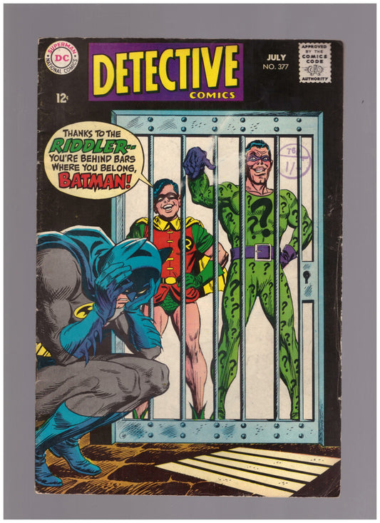 Detective Comics #377 Jul 1968 from DC Comics