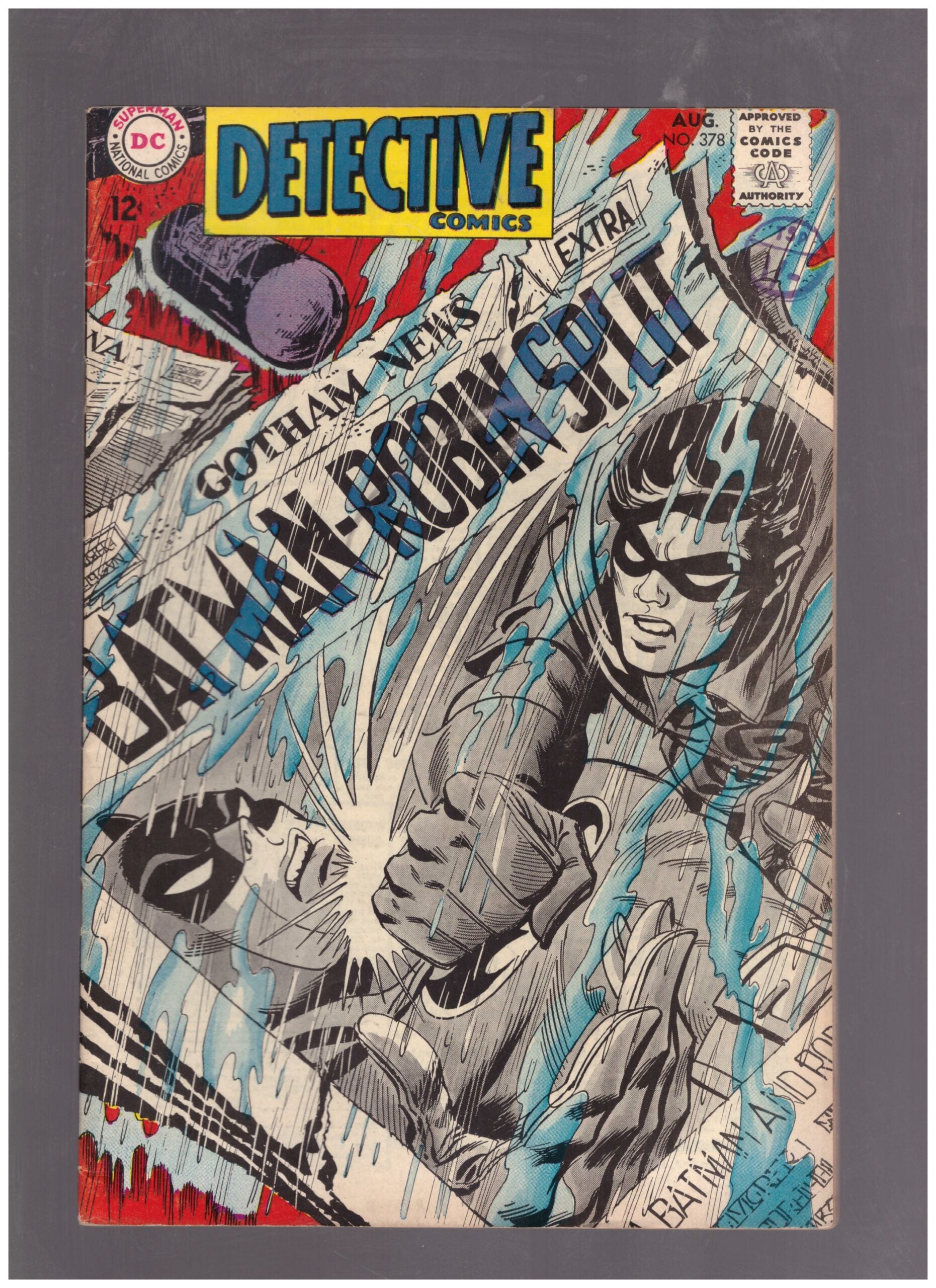 Detective Comics #378 Aug 1968 from DC Comics