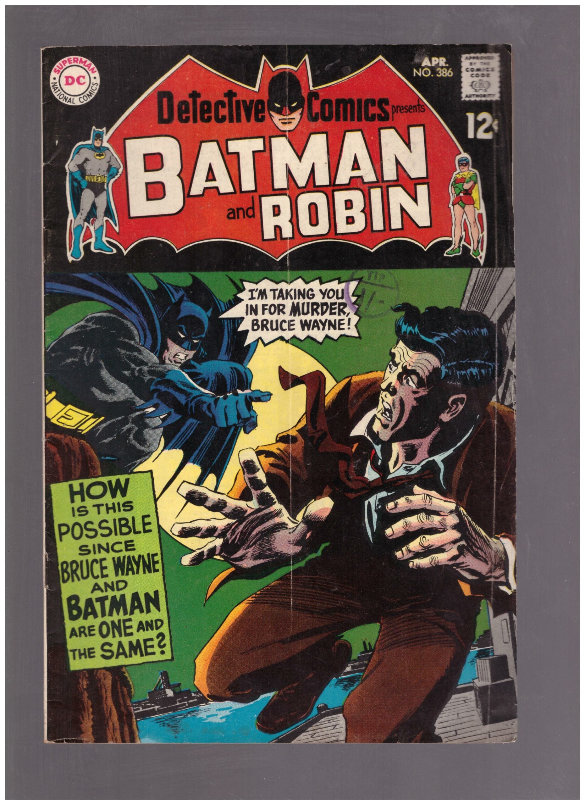 Detective Comics Presents Batman And Robin #386 Apr 1969 from DC Comics