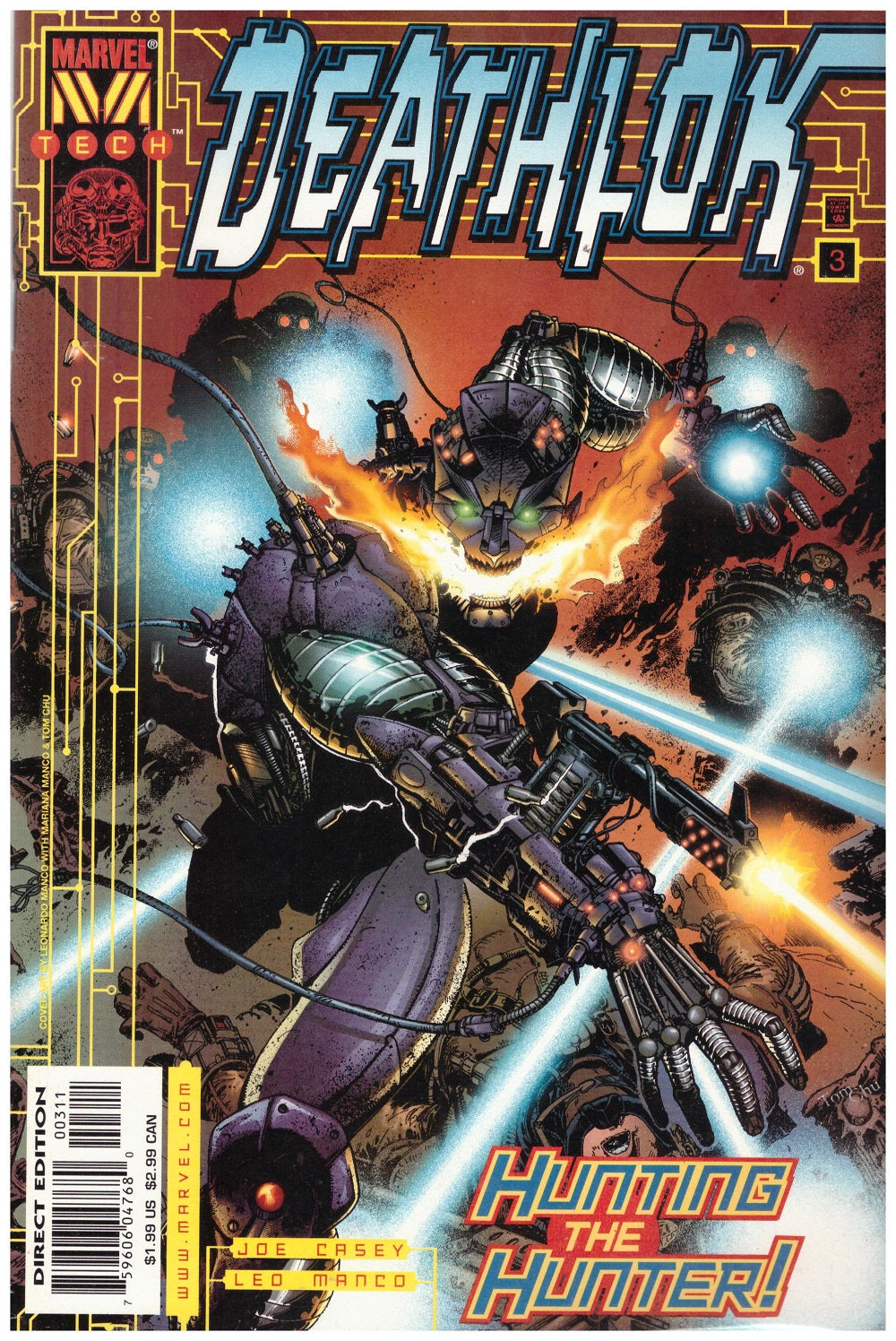 Deathlok #3 comic from November 1999, Marvel Comics