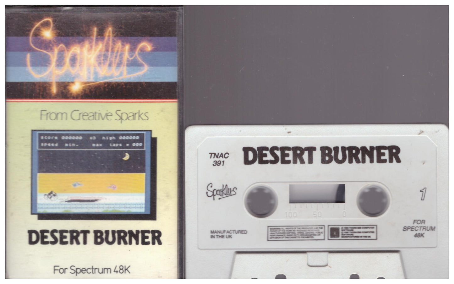 Desert Burner for ZX Spectrum from Sparklers (TNAC 391)