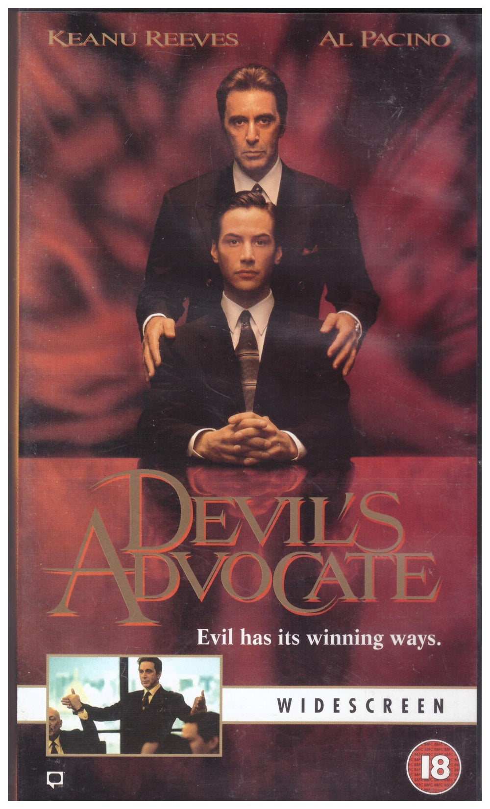 Devil's Advocate VHS from Warner Home Video (S015090)