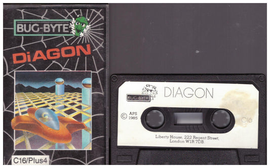 Diagon for Commodore 16 from Bug-Byte (BBZ006)