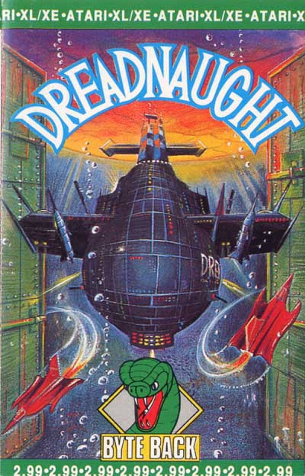 Dreadnaught for Atari 8-Bit Computers from Byte Back