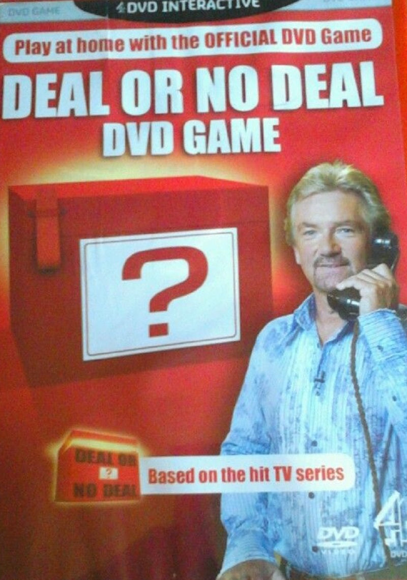 Deal Or No Deal Interactive DVD Game from Channel 4, Noel Edmonds interactive DVD game