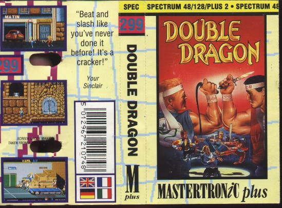 Double Dragon for Spectrum by Mastertronic Plus on Tape-1