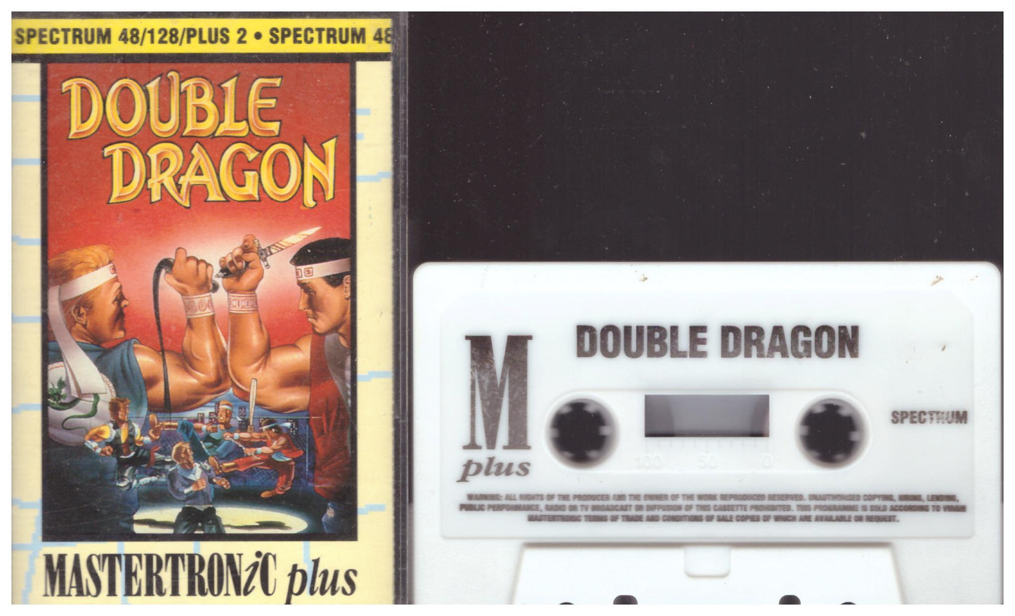 Double Dragon for ZX Spectrum from Mastertronic Plus