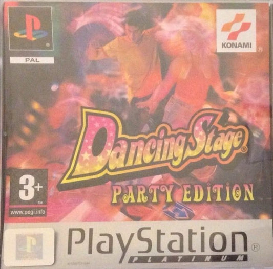 Dancing Stage: Party Edition PAL for Sony Playstation 1/PS1/PSX from Konami (SLES 03882)