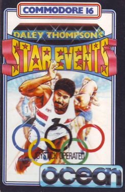 Daley Thompson's Star Events for Commodore 16/Plus 4 by Ocean on Tape