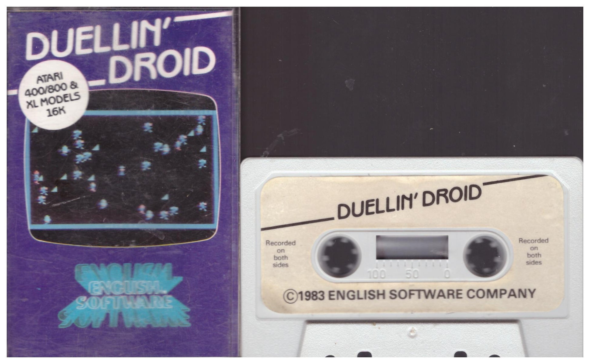 Duellin' Droid for Atari 8-Bit Computers from English Software